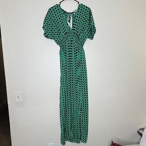 MK Green Polka Dot Dress